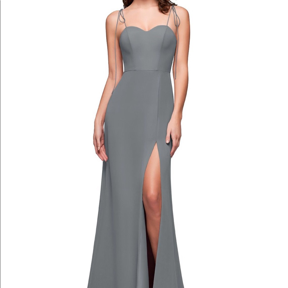 Azazie Rosey Bridesmaid Dress - Steel Grey